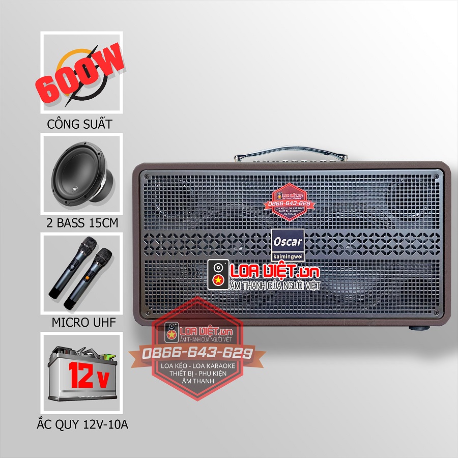 Loa xách tay karaoke Kaimingwe SR2-6